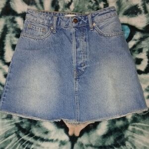 Classic Blue Denim Mini Skirt Nwot